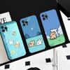 Корея Линия Щенячий Мальтийский Пудель Чехол для Телефона Для IPhone 17 16 15 14 13 12 11 Pro Max Mini Air Черный Ударопрочный Мягкий Чехол Fundas