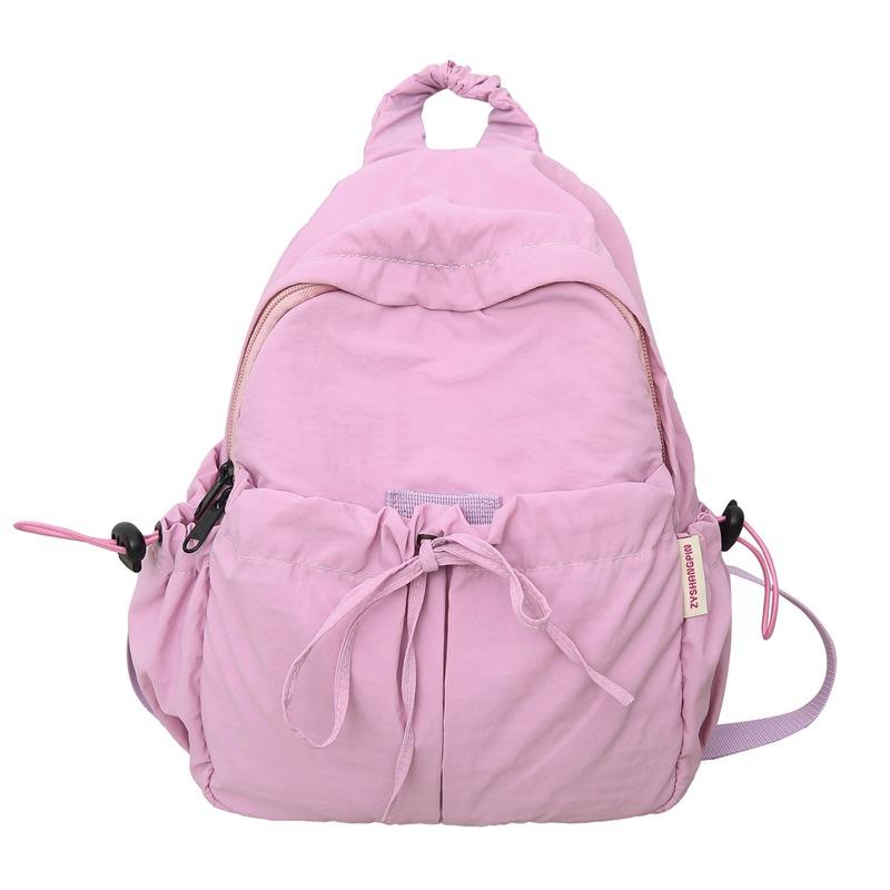 Маленький рюкзак, однотонный женский дорожный рюкзак, школьная мини-сумка, школьная сумка