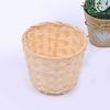 Garden Hand-Woven Flower Basket Bamboo Basket Home Storage Basket Fruit And Vegetables Storage Basket Fake Flower Decoration