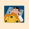 Коврик для игровой мыши Crayon Shin-Chans, милый аниме-коврик для рабочего стола компьютера, офиса, геймерский коврик для мыши, противоскользящий, легко чистится.