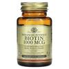 Enhanced Potency Biotin, 1,000 Mcg, 100 Veggie Capsules