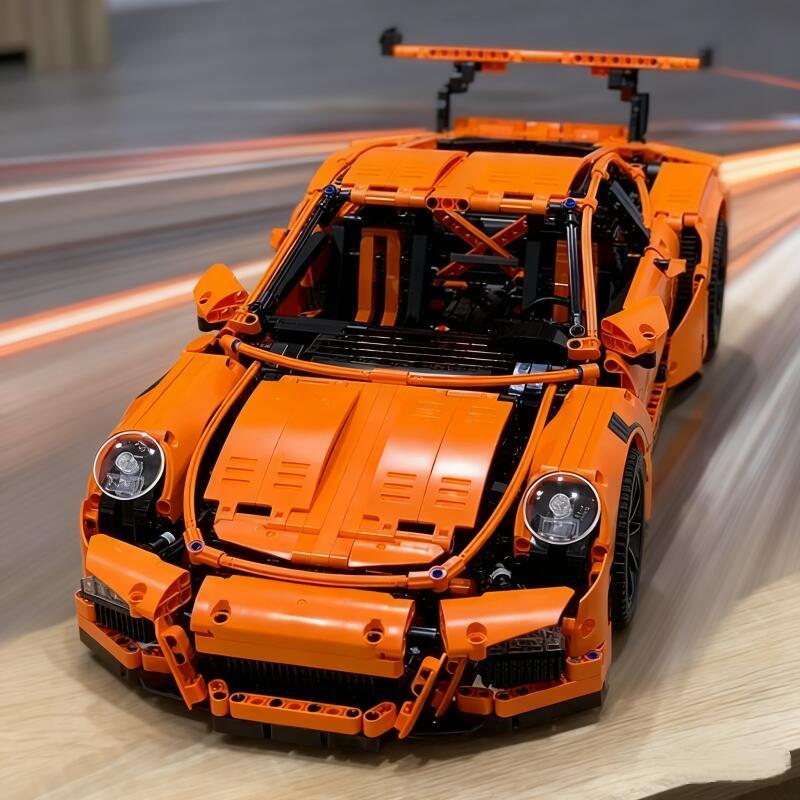 2704 шт. классический фильм 42056 MOC Кирпичи GT3 RS Технический Автомобиль Игрушки для Мальчиков Подарки Детям Конструктор Модели Строительные Наборы для Взрослых