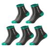 5 пар мужских носков до середины голени, влагоотводящие спортивные носки, мягкие дышащие носки для бега, для пеших прогулок, спорта
