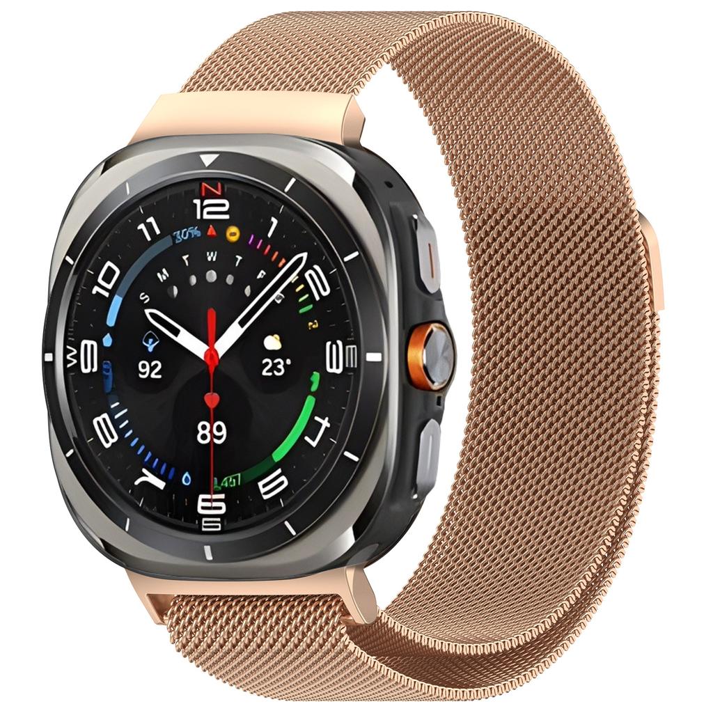Ремешок Milanese Loop для Samsung Galaxy Watch 7 Ultra 47 мм из нержавеющей стали, магнитный браслет без зазоров, ремешок Galaxy Watch 7 Ultra 47