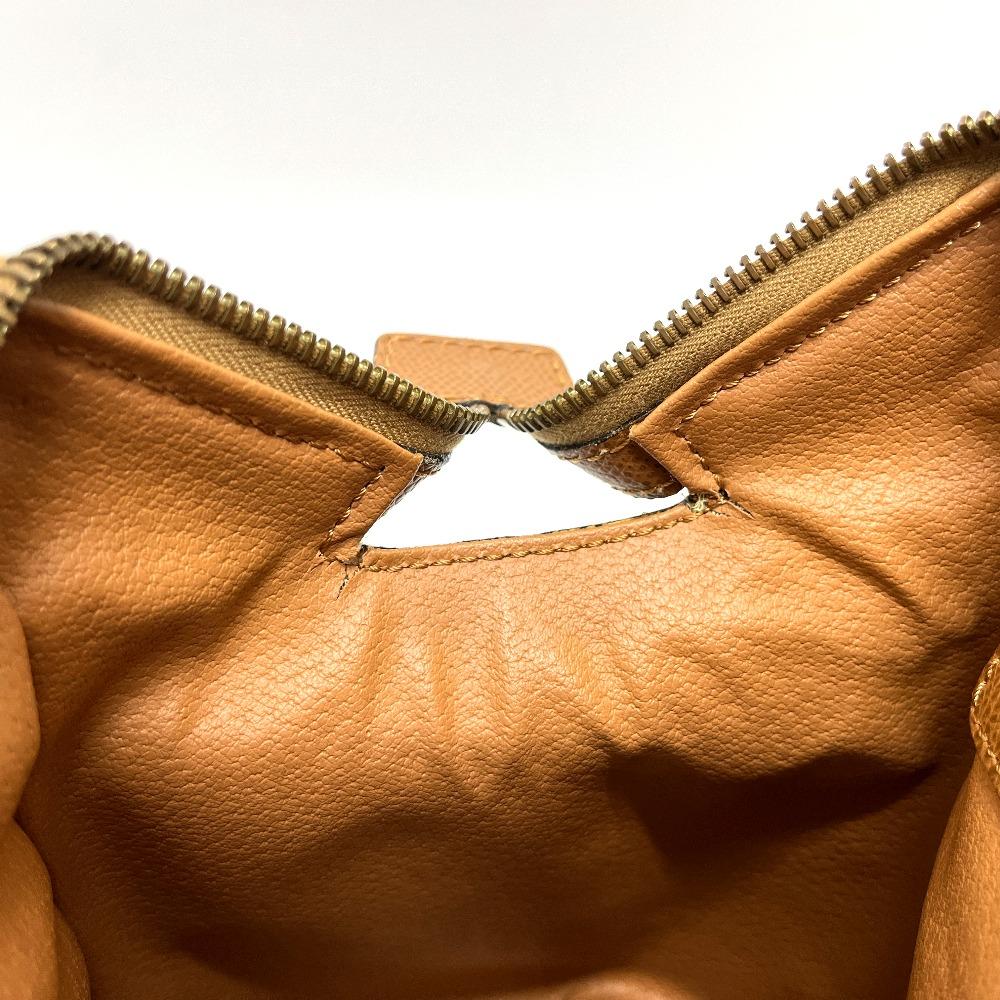 CELINE 2WAY Bag Hand Bag Shoulder Bag Leather Brown/GoldHardware