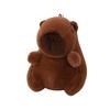Endearing Capybara Plush Toy Keyring With Plush Fabric And Adorable Features