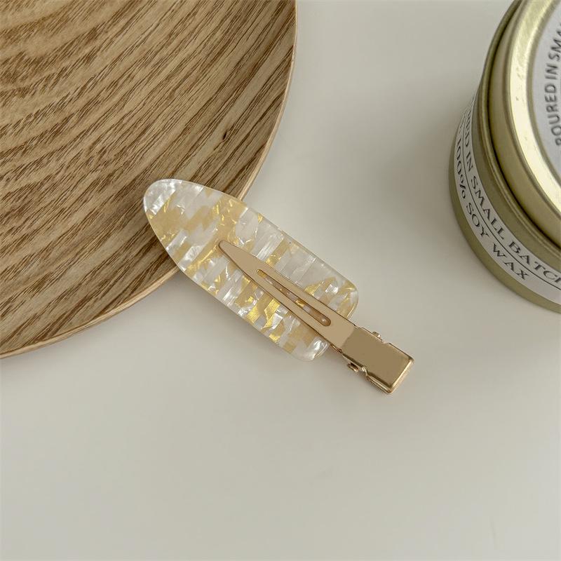 Элегантная весенняя французская шпилька: Высококачественная бесшовная боковая заколка для челки