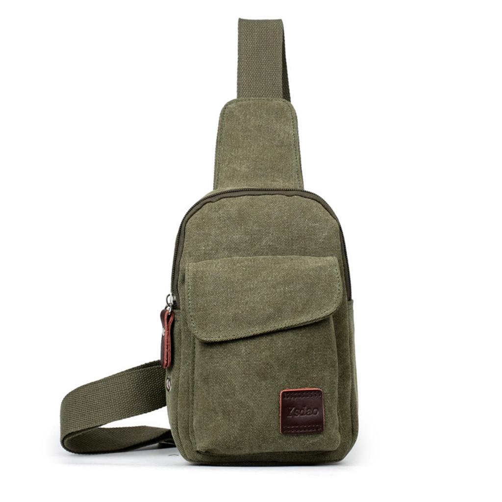 Men Messenger Bag Shoulder Bag Canvas Cross Body Sling Pack Satchel