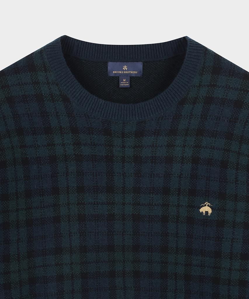 BROOKS BROTHERS Black Watch Logo Sweater (Multi) (Bbwrmf45567Ew)