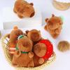 Capybara Anime Capibara Pendant Plush Capybara Plush Keyring Capybara Plush Keychain  Children Toys