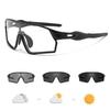 UV400 Photochromic Cycling Glasses Turned Up Sports Sunglasses Photochromic Bike Glasses  Summer