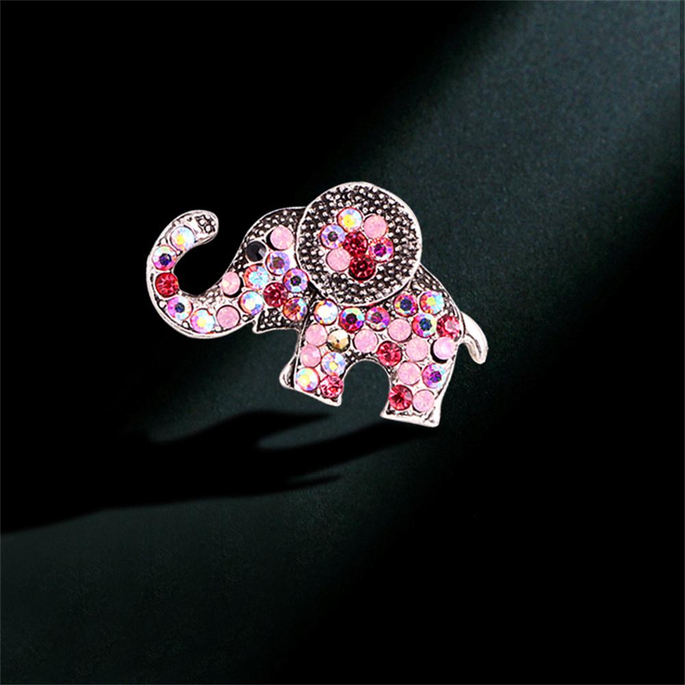 Роскошная брошь в виде слона со стразами, булавки для женщин, красочные животные, красота, повседневные очаровательные броши, ювелирные изделия, вечерние, свадебные подарки