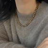 Круглая бусина из тигрового глаза, искусственное стекло, жемчуг Майя, многослойное ожерелье, ретро-цепочка, чокер для женщин