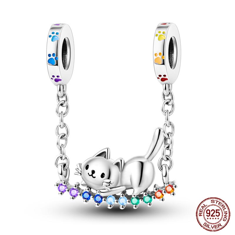 100% 925 Silver Fantasy Flying Dragon Mysterious Butterfly Charms Pendants Fit Qikaola Original Bracelets DIY Jewelry