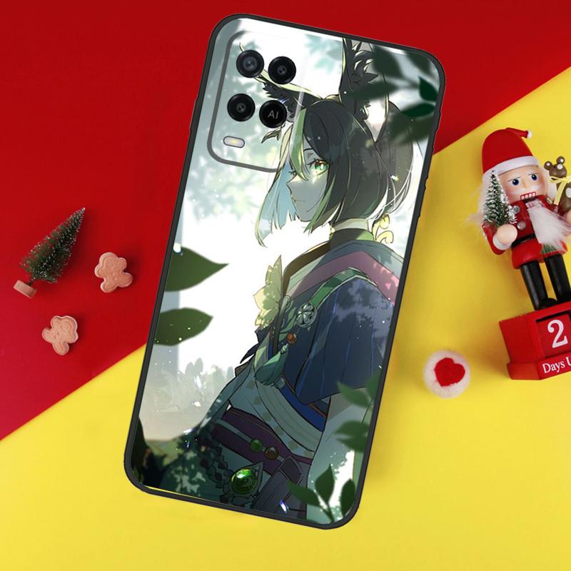 Чехол Genshin Impact Тигнари для Oppo A38 A18 A58 A78 A98 A74 A94 A54 A80 A60 A40 A96 A76 A16 A15 A17 A57 A5 A6 Pro
