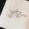 Safety Needle Pin Necklace Clip Necklace Fashion Collarbone Chains  Women
