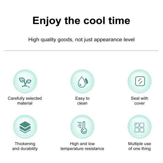 5 L Ice Bucket with Lid And Tongs Sealed Container for Parties Camping Barbecue Portable Wine Chiller