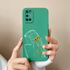 For Oppo A52 A72 A92 Case Butterfly Heart Simple Back Cover Soft Liquid Silicone Funda Camera Protection Anti Drop Phone Housing