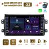 2 Din Android автомобильный радиоприемник мультимедийный видеоплеер для Suzuki SX4 2006-2013 для Fiat Sedici 2005-2014 с кнопкой Carplay WiFi 2 + 32 ГБ