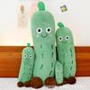 Large Cute Cucumber Plush Pea Pillow Doll