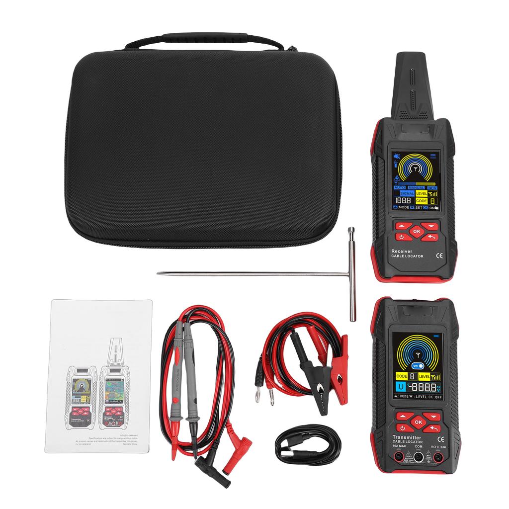 Underground Cable Locator Multimeter 2 in 1 Digital 6000 Counts Wall Wire Tracker Detector Circuit Breaker Finder