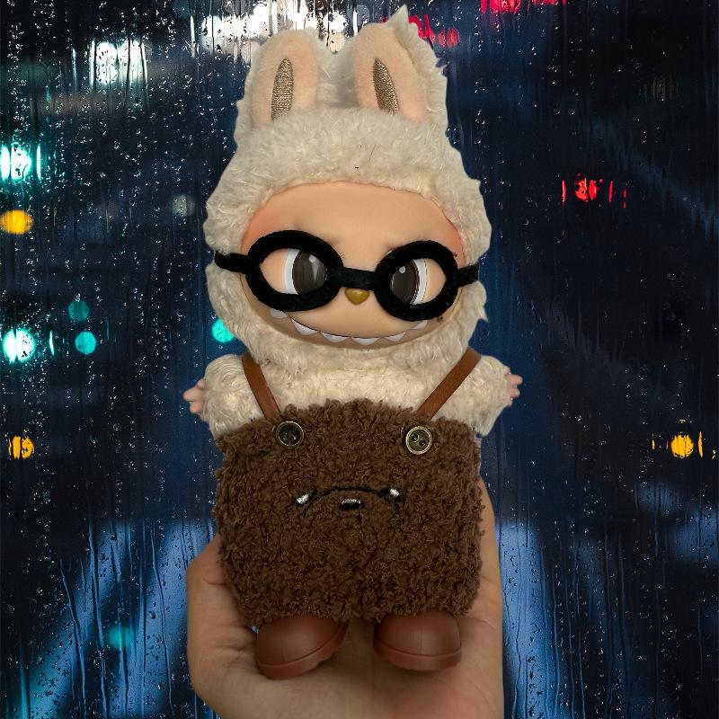 Labubu Doll Clothes: Skirt Suit for 17CM Plush or Vinyl, Fits One, Two, and Three Generations