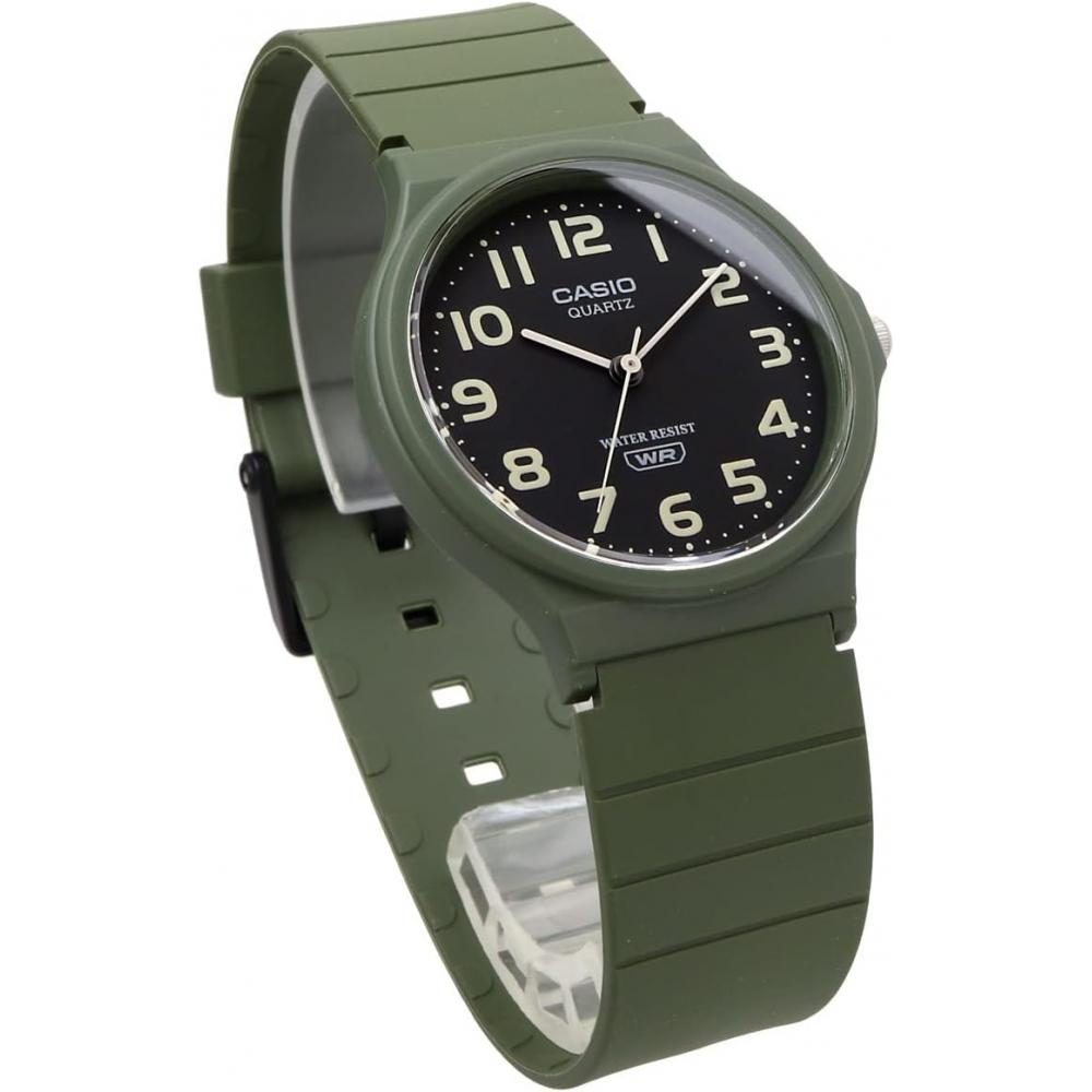 Casio Аналоговые часы Дешевые Casio Mq 24uc 3b Унисекс Матовый зеленый