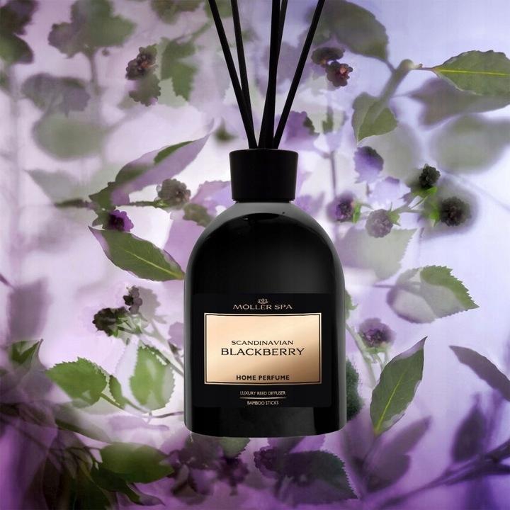 Scandinavian Blackberry Home Fragrance Diffuser 90 Days Reed Sticks 250Ml