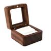 Портативная прочная деревянная шкатулка для хранения ювелирных изделий Кольца Серьги Кольца для пальцев Кулоны Футляр для хранения