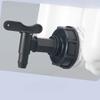 1 шт. Адаптер крана для IBC-контейнера 3/4" Крупная резьба Садовый кран для резервуаров для воды Для шлангов 3/4" Латунный сменный соединительный клапан