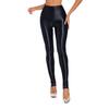 Women Glossy Stirrup Leggings High Waist Elastic Waist Tights Gym Yoga Workout Pants Tummy Control Sport Pants