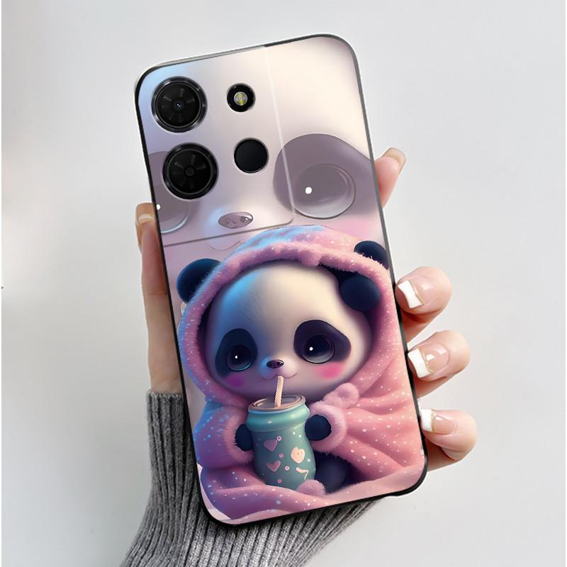 Shockproof Black Casing For TCL 503 Beautiful Aurora Snow Mountain Pattern Cover For K32 5G (T513W)/TCL K33 5G (T513Z) Soft Case