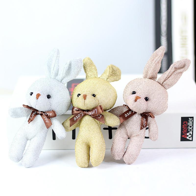 Adorable Sparkling Plush Bunny Toy Ideal For Bags And Gifts In Multiple Colors
