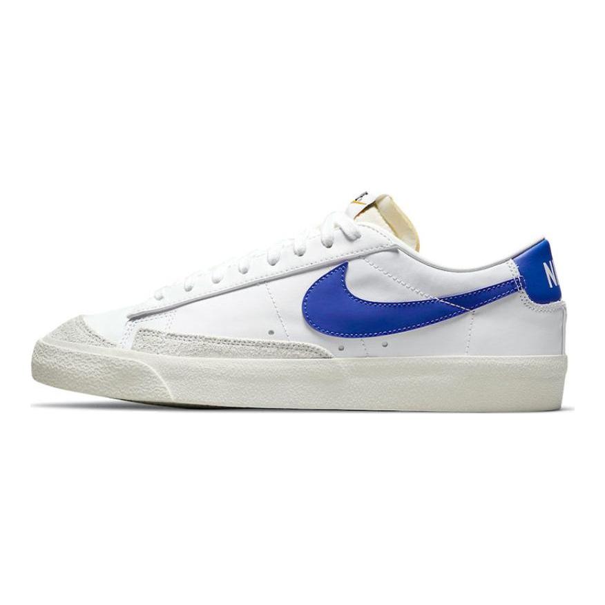 Nike Кроссовки Blazer Low 77 Vintage Белые Синие Обувь для скейтборда DA6364-103