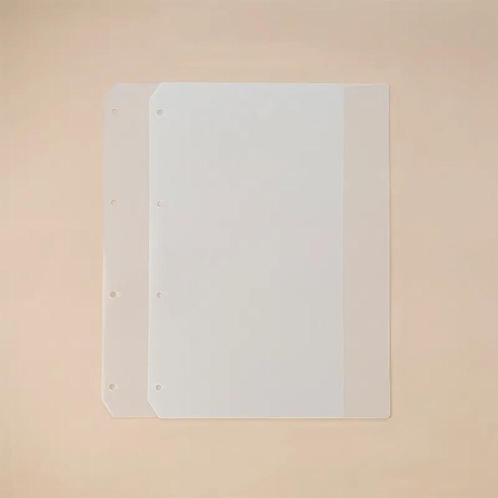 2pcs DIY Loose-Leaf Notebook Refill Paper PP Refill Spiral Page Binder Indexing Cards  Journal