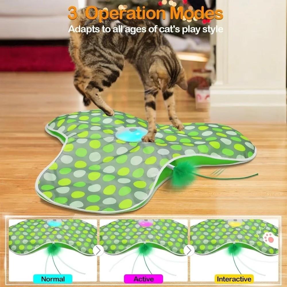 Electric Hide and Seek Cat Toy Motion Activated Interactive Cat Toys  Relieving Boredom