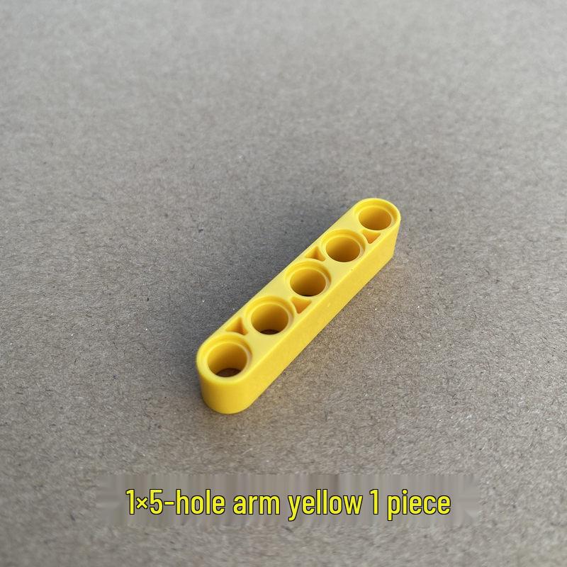 Толстые рычажные звенья LEGO-совместимые, 1x5, с отверстиями, шестеренчатые блоки (4211651) Прямой балкон