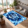 Queens Park Rangers Football Print Crystal Velvet Rug, Comfortable Water Absorbent Non Slip Indoor Floor Carpet
