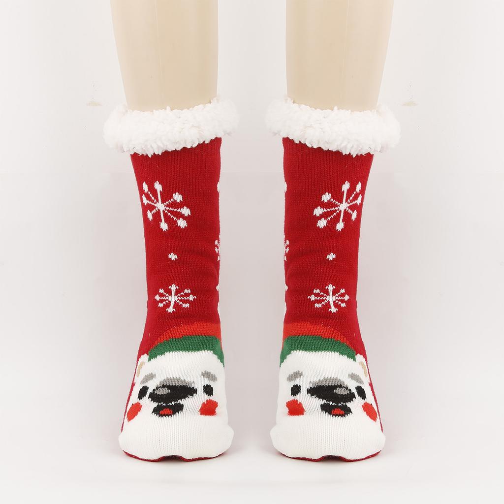 Женские носки для пола, Теплые и Толстые Мультяшные Животные Холодостойкие Петлевые Носки для Сна