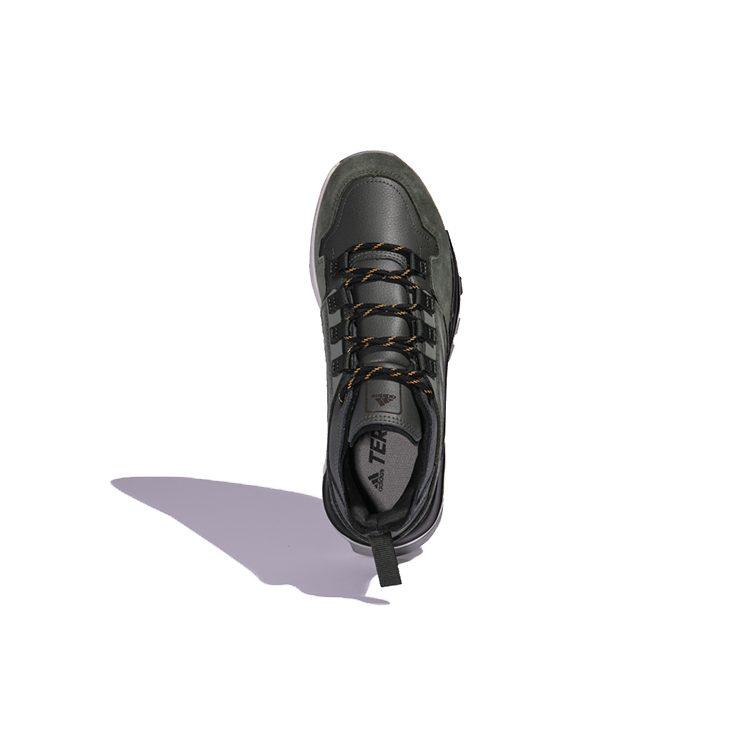 adidas Terrex Hikster Кожаные Низкие 'Черный Зеленый' FX4663