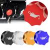 Universal Aluminum Car Engine Oil Caps Corrosions ResistantEngine Oil Filler Caps Easy To Install Stylish Fuels Covers