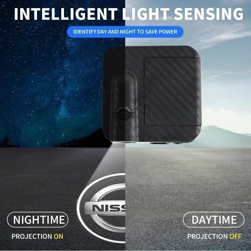 1/2 шт. Светодиодная HD-лампа-проектор тени «Добро пожаловать» для двери автомобиля, логотип, свет для Nissan Nismo Micra Qashqai Altima Maxima Sentra