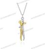 S925 Sterling Silver Couple's Embrace Love Pendant Necklace - Exquisite and Fashionable Clavicle Chain for Women