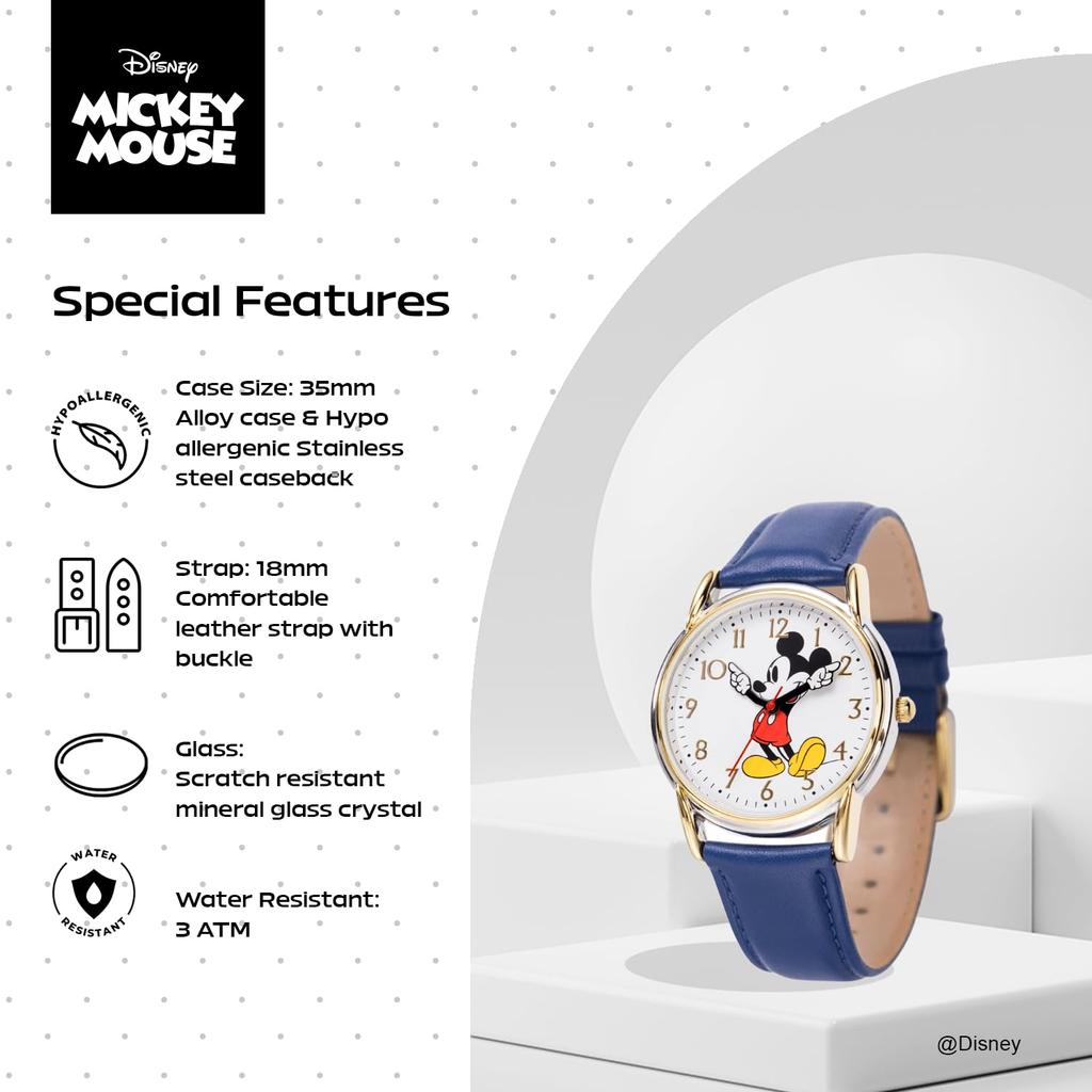 EWatchFactory Disney Mickey Mouse WDS001238 Наручные часы, Синие,