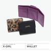 Мини-кошелек X-girl Mills с логотипом из искусственной кожи (105253054012) Черный, один размер