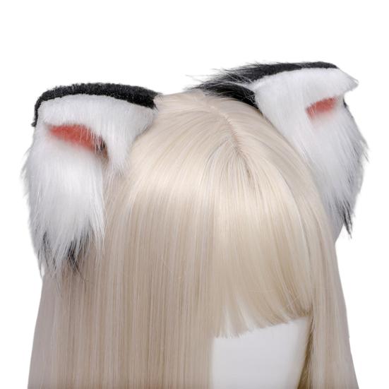 1 пара заколок для волос, очаровательный декоративный головной убор, инновационные заколки для волос с кошачьими ушками и заколками для девочек, реквизит для косплея