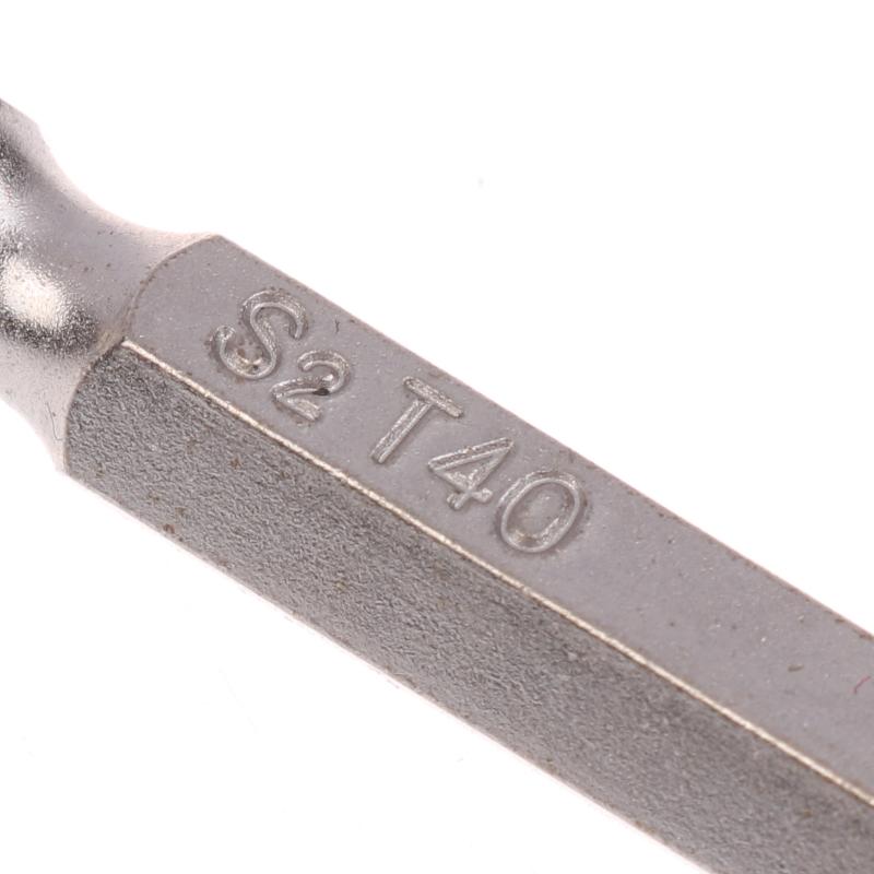 7 шт./уп. 2025 Новые 5-лучевые биты для отвертки Torx 50 мм S2 Магнитная звездообразная отвертка Шестигранный хвостовик 1/4" T10 T15 T20 T25 T27 T30 T40