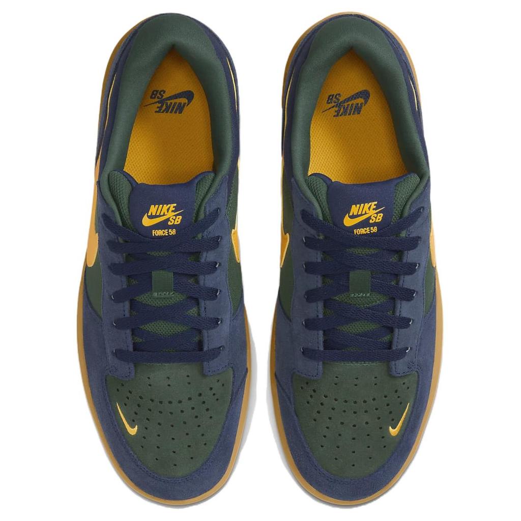 Nike Force 58 SB Midnight Navy Fir Unisex Sneakers Blue Gum-Light-Brown University-Gold DV5477-402