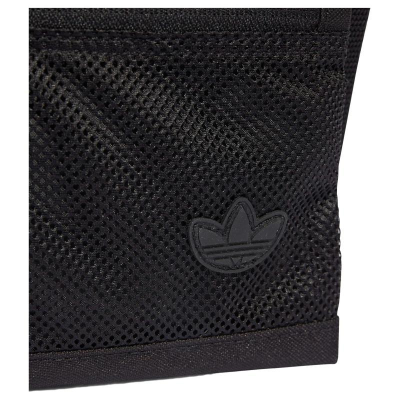 adidas Originals Переработанный полиэстер Однотонная ткань Наплечная сумка Сумка кроссбоди Обычная Унисекс Черный Adidas IM1140
