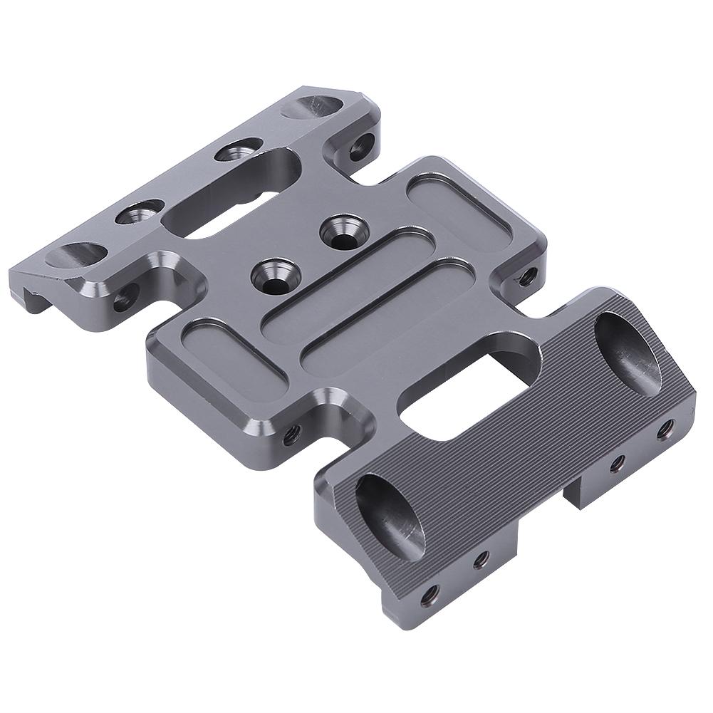 Aluminum Alloy Center Skid Chassis Plate Accessory Fit for AXIAL SCX10 1 10 RC Car